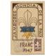 BOY SCOUTS FRANCIA 1947 TARJETA MAXIMUM SCOUT